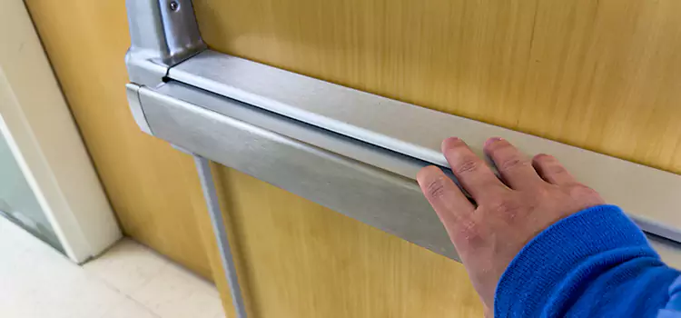 Installing a Push Bar on a Door Houma